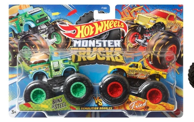 Hot Wheels Monster Trucks Zombie Wrex Diecast Car 2-Pack – Square Imports