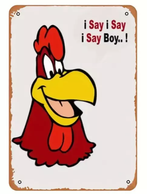 Foghorn Leghorn Novelty Metal Sign 12 x 8 Wall Art