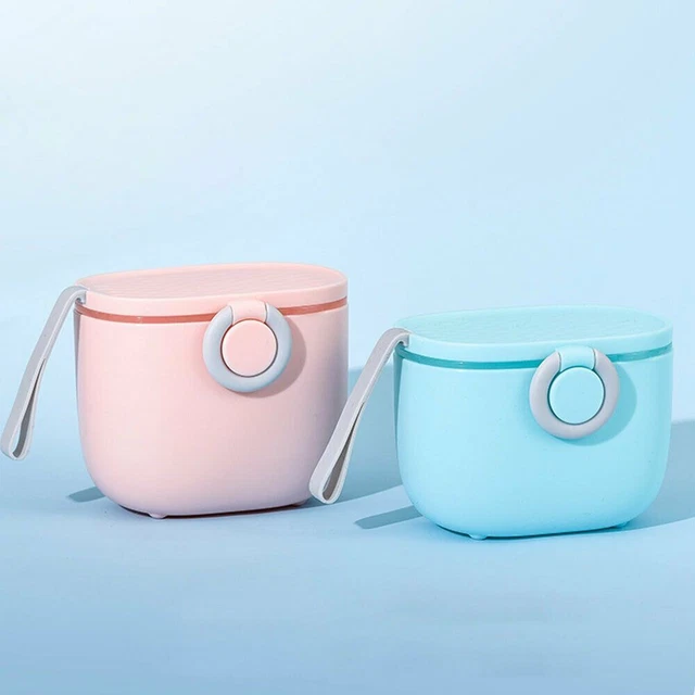 Dispensador de alimentos de viaje contenedor de alimentos para bebé leche en polvo caja de almacenamiento de dulces