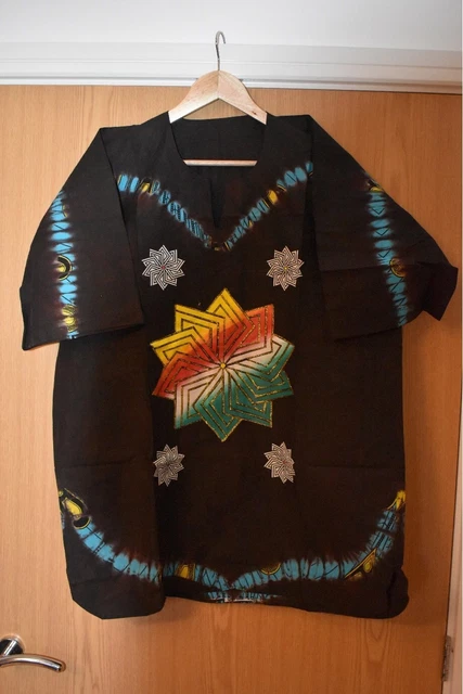 Camicia caftano unisex Dashiki stampa tribale africana 