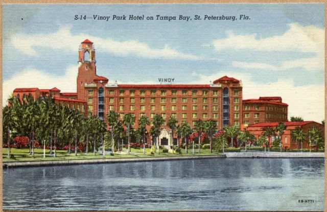 St Petersburg FL Vinoy Park Hotel Tampa Bay Florida Postcard