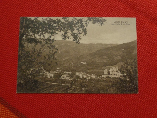 Calice Ligure Con Vista Di Carbuta (Savona) -  Fp Vg Rivarolo Ligure