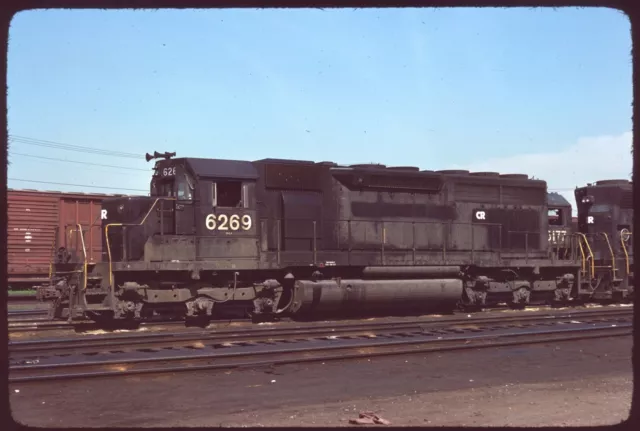 Original Rail Slide - CR Conrail 6269 Chicago IL 6-1977