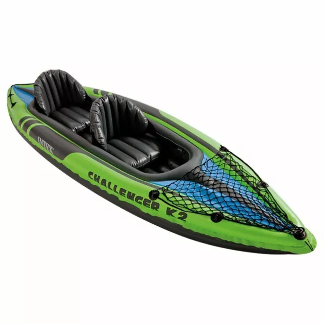 Intex Challenger K2 Kayak, 2-Person Inflatable Kayak Set with Aluminum Oars a... 3