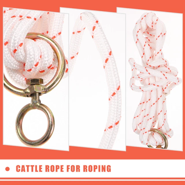 BULL BRIDLE LANYARD Adjustable Rope Halter Heavy-duty Restraint Major £ ...