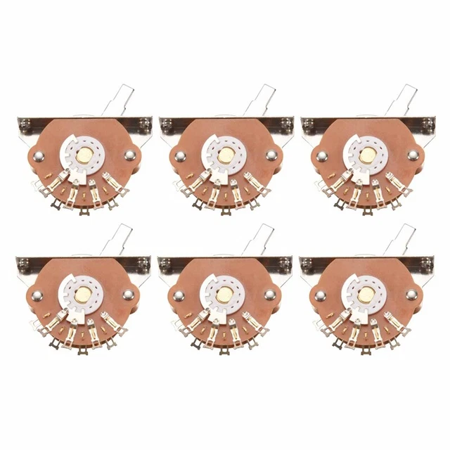 6XWay Lever Pickup Selector Switches for Electric Guitar Switch Replacement L9U1