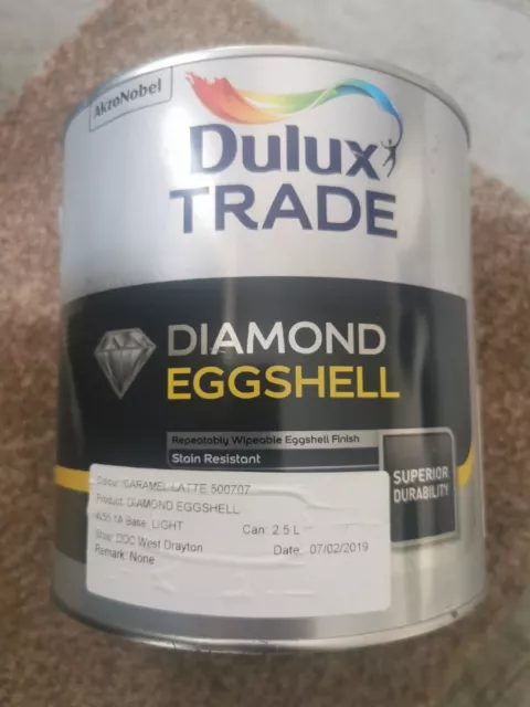 Guscio D'uovo Diamante Dulux Trade - Latte Caramello - 2,5 L