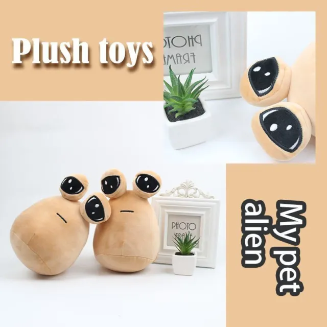 My Pet Alien Pou Plush Toy 8 Game Plushie Stuffed Animals Doll