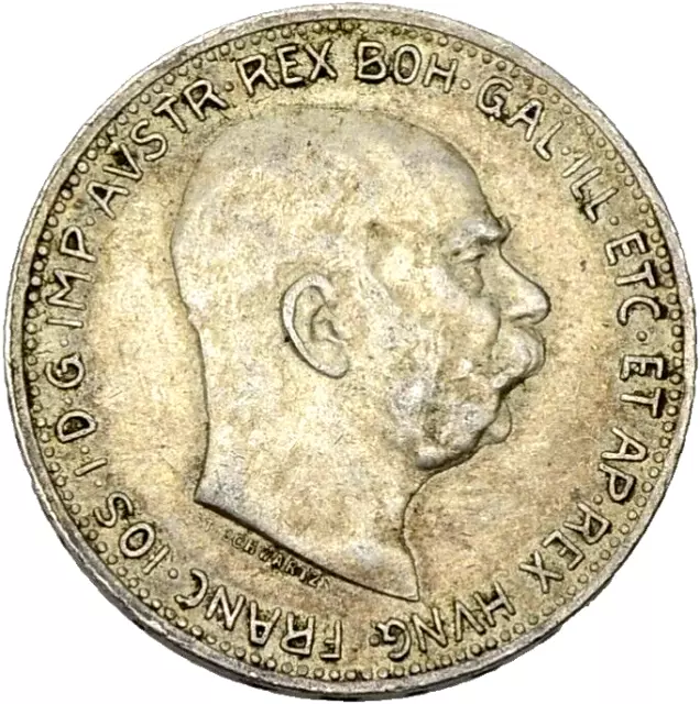 PRAGER: Österreich, Franz Joseph I., 1 Krone 1913 [1247] #k
