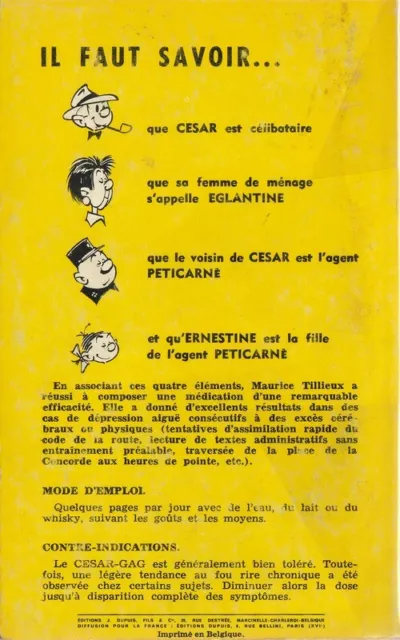 Eo Gag De Poche N° 6 Maurice Tillieux : César ( Premier Service ) 3