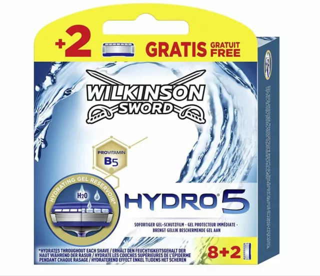 10  Wilkinson Sword Hydro 5  Rasierklingen neu/ OVP