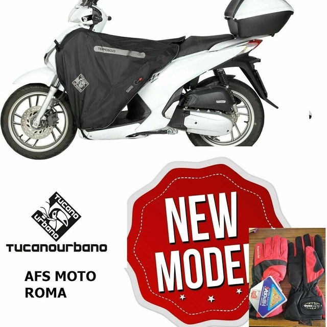 Termoscudo Coprigambe Tucano Urbano R182X per Piaggio Medley s 125 2019 + Guanti