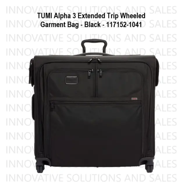 TUMI Alpha 3 Extended Trip Wheeled Garment Bag - Black - 117152-1041