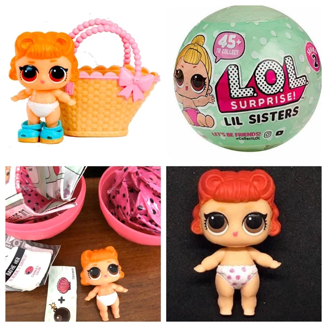 LOL Surprise Doll Lil Jitterbug Series 2 Ball Lil Sis Complete Authentic NEW USA