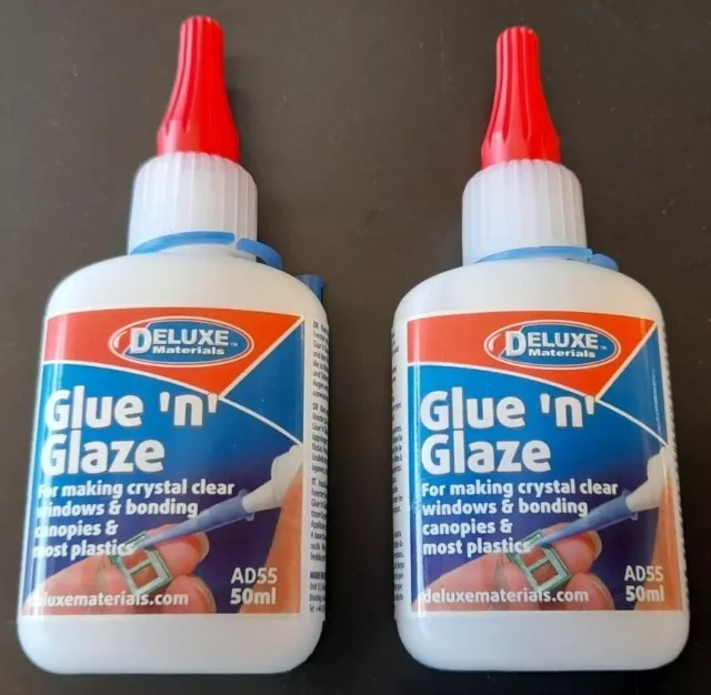 2 X Deluxe Materials AD55 Glue ‘n’ Glaze 50ml # S-SE72