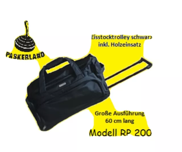 Curtain trolley RP 200, color black for curtain, bag, Paskerland