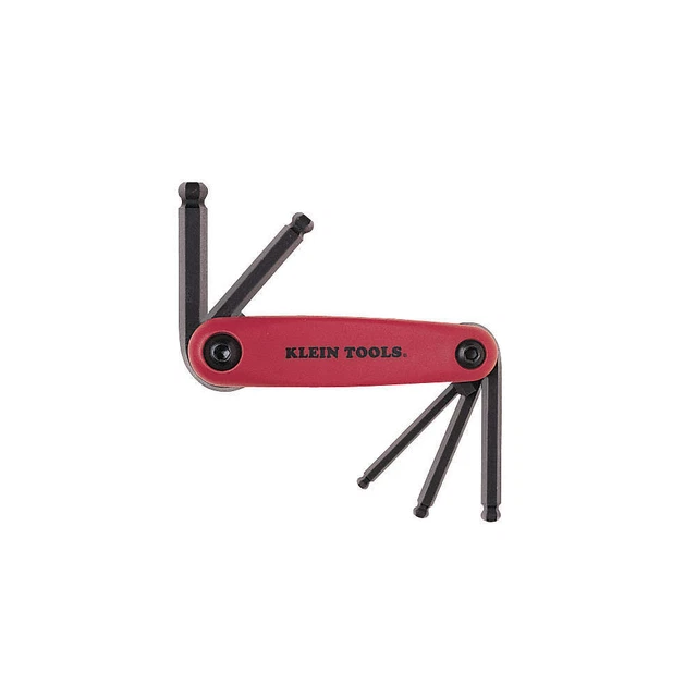 KLEIN TOOLS 70572 HexKeySt,Folded, 1 19/32  to1 31/32 in