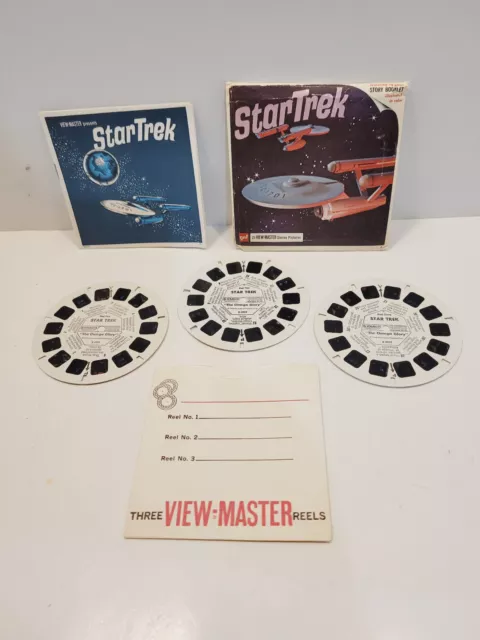 Vintage GAF View Master Star Trek The Omega Glory B499 Reels Booklet Complete