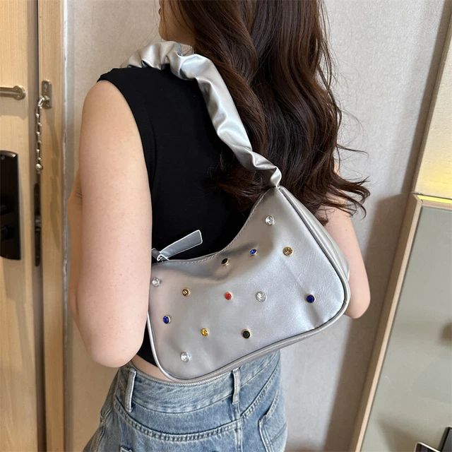Catwalk Collection Handbags - Vera Pelle - Borsa a Spalla/Borse a ano - Con Ciondolo a Fora di Catwalk Collection Handbags - Vera Pelle - Borsa a Spalla/Borse a ano - Con Ciondolo a Fora di
