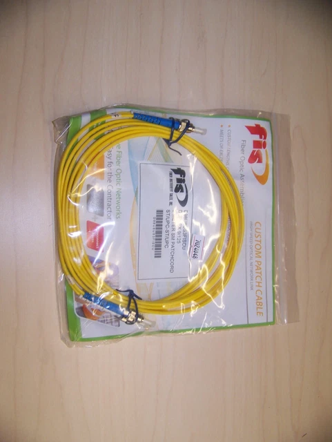 ST/UPC-SC/UPC Singlemode, Duplex Jumper, Fiber Instrument Sales - D98U8US3FISCU