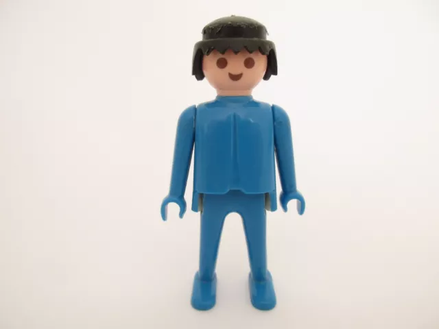 Figurine PLAYMOBIL Classique Homme Bleu Mains Fixes 3525 3526 3491 3474 3408