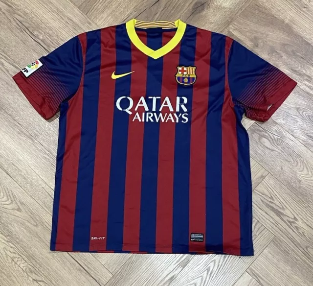 Barcelona Nike 2013/2014 Home Shirt - Size Adult Extra Large