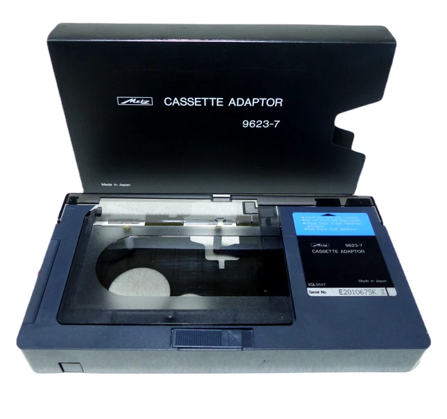 METZ (PANASONIC) CASSETTE Adapter S VHSC auf VHS Kassetten Adaptor mit