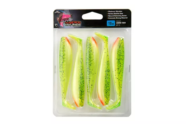 Fox Rage Ultra UV Zander Pro Shad 10 cm Kunstköder Raubfischköder Zanderköder