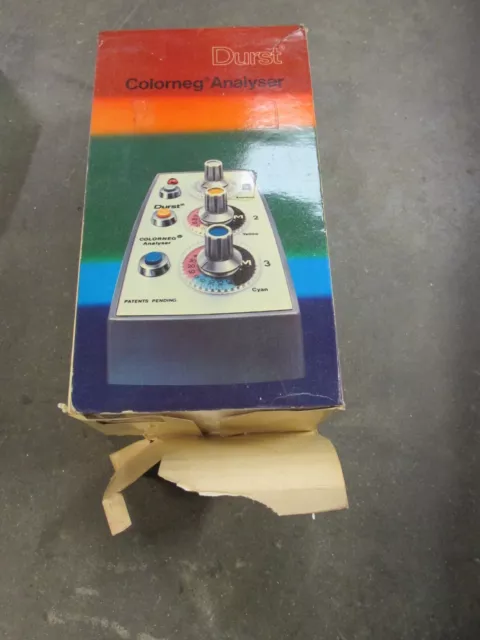 Analizador Durst Colorneg en caja / analizador electrónico de color / fotografía vintage