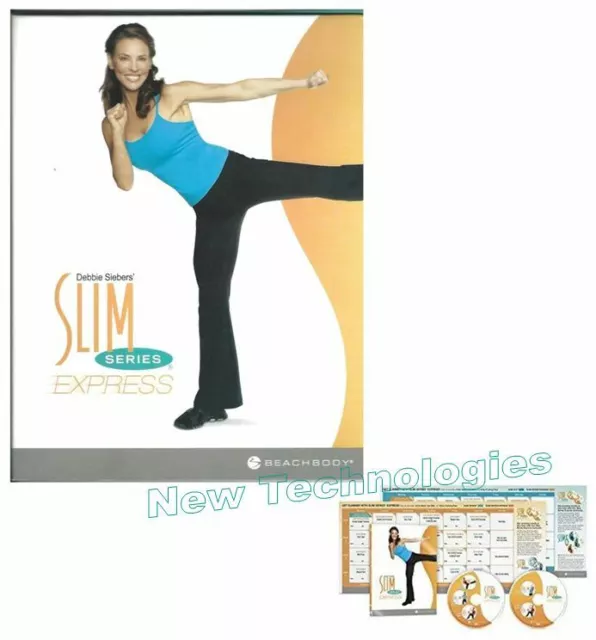 BEACHBODY SLIM IN 6 SLIM SERIES EXPRESS Debbie Siebers 5 Workout 2DVD