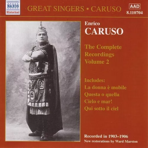 Enrico Caruso - Complete Recordings-Vol. 2 [New CD]