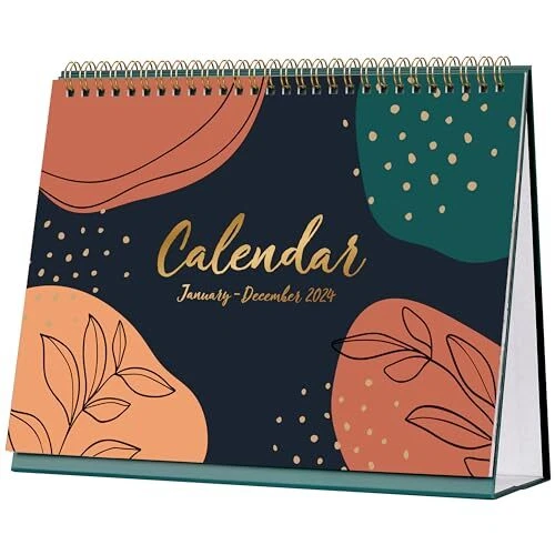 DESK CALENDAR 2024 Calendar 2024 from January 2024 to December 2024