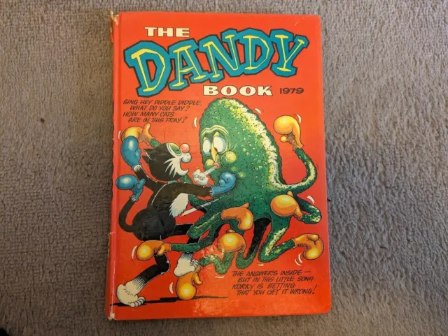 The Dandy Book 1979 Vintage U.K Comic Hardback Annual