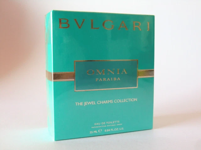 Bvlgari OMNIA PARAIBA Women's EDT Nat Spray 25ml - 0.84 Oz BNIB Retail Sealed