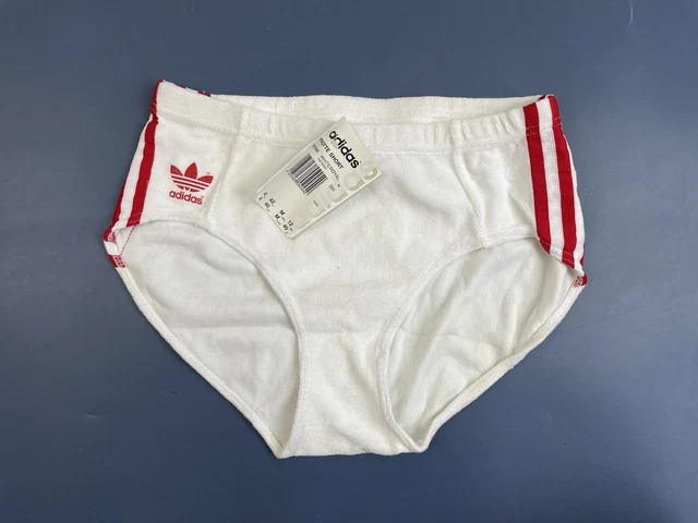 Nuovi Pantaloncini Adidas Vintage Anni '90 Bianchi Made In Slovenia Taglia M Adulto