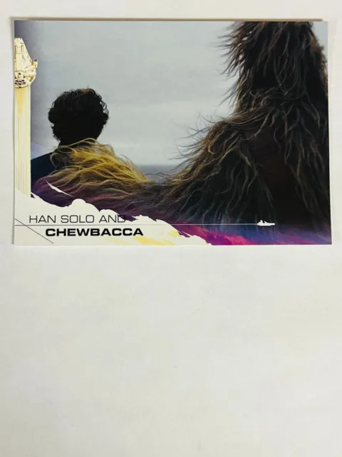 2018 Topps Solo A Star Wars Story Base Card #67 Han Solo and Chewbacca