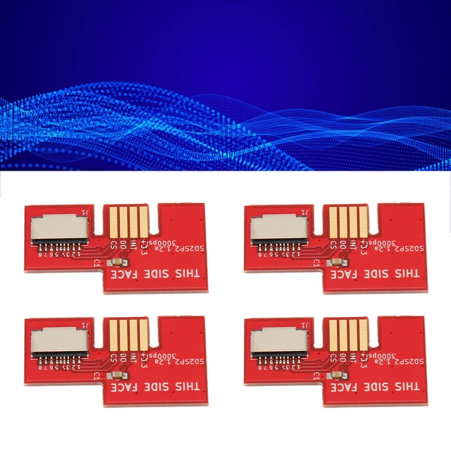 (Red)Console Memory Card Reader Stable Professional Console Micro Storage Card