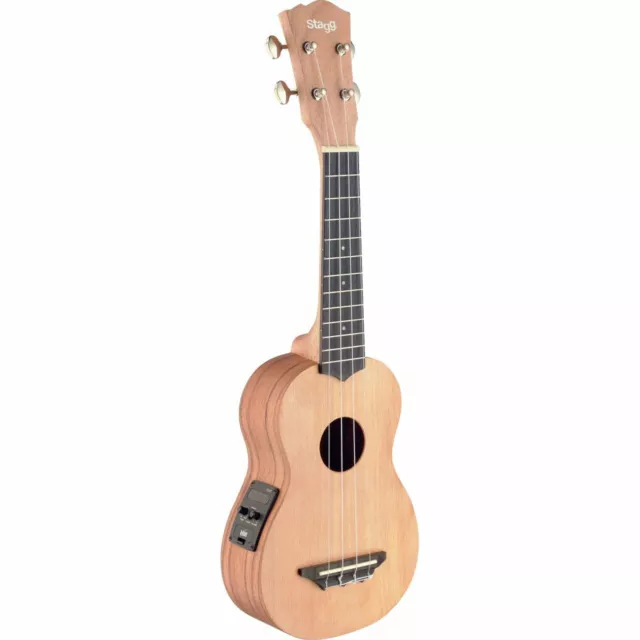 STAGG USX-ROS-SE Elektro-Akustik Sopran-Ukulele