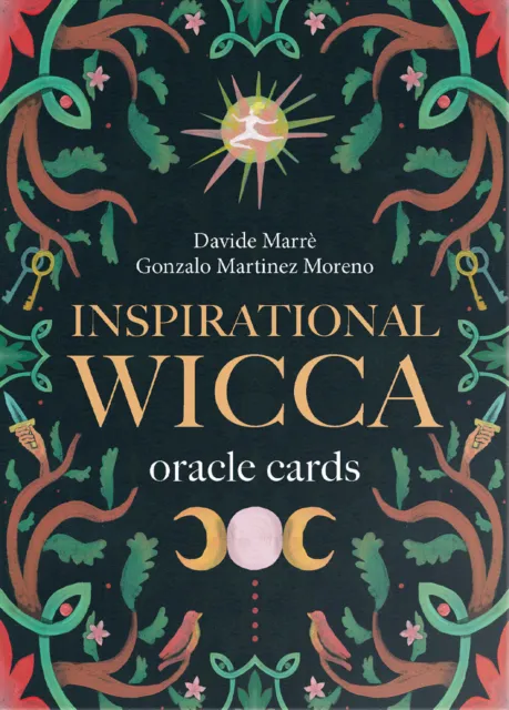 Wicca Oracle di Lunaea Wheaterstone Hard Box Set, 32 Carte Oracolo in  Scatola Dura con Istruzioni Multilingue