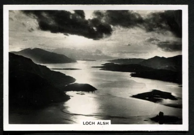 Tabakkarte, Senior Service, SCHÖNES SCHOTTLAND, 1939, Loch Alsh, #25