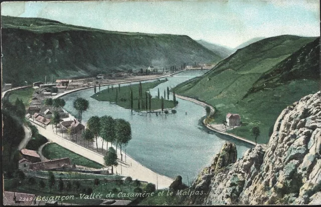 BESANÇON 25 Vallée de Casamène le Malpas CPA Couleur N°2949 Aqua-Photo 1920-1930