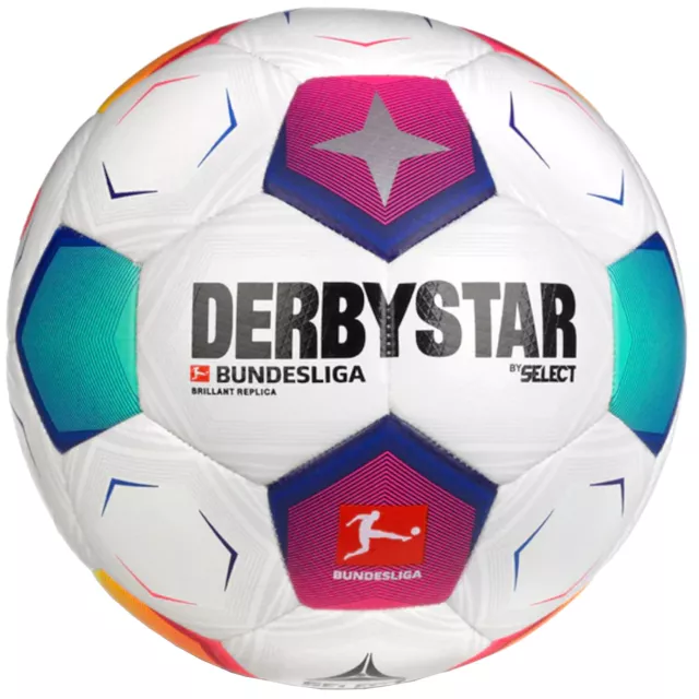 palloni da calcio, Derbystar Bundesliga Brillant Replica v23 FIFA Basic, bianco