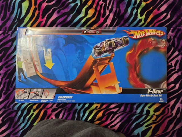 Circuit Hot Wheels V-Drop Super Velocity – J2558 NOS 2006, Sous Blister D'origine