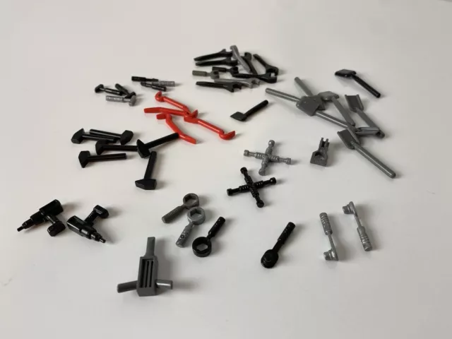 LEGO - 21x Tools Combo Lot - Drill Shovel Hammer Pick Axe Wrench Minifig  Utensil - Tony's Restaurant in Alton, IL