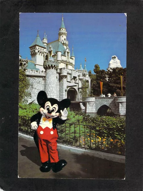 B3020 USA Disneyland Fantasyland Mickey Mouse Sleeping Beauty Castle vintage pc
