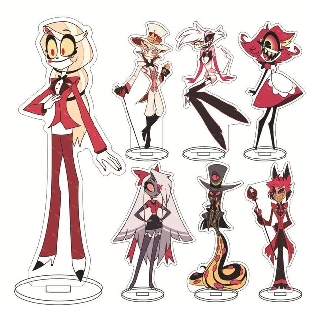 15CM HAZBIN HOTEL AD Adam Lucifer Acrylic Stand Figure Desktop Decor ...