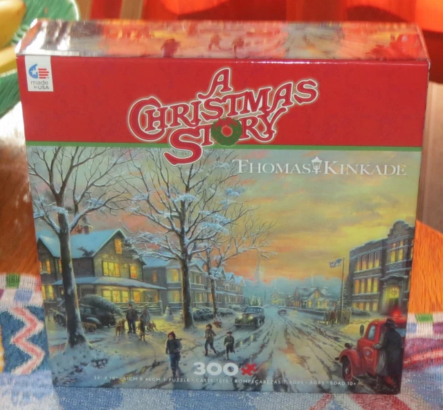 CEACO THOMAS KINKADE A Christmas Story Jigsaw Puzzle 300 Pieces New