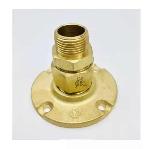 1" Autoflare Trac Pipe | Fgp-Bff-1000 | Brass Flange Fitting With Coupler