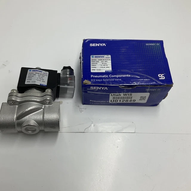 Senya 25200-20-A3-D-N, 4/4" Npt, Orifice 20Mm, 0-145 Psi, 110V