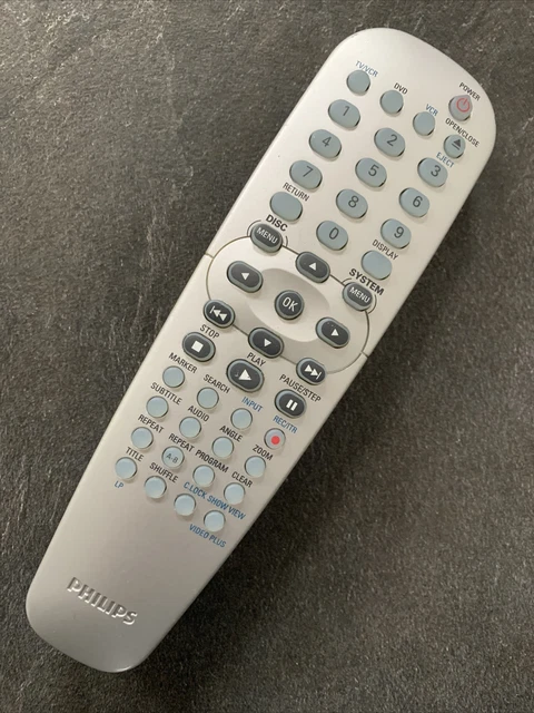 PHILIPS RC19245014/01 TV Vcr Dvd Telecomando Originale Completamente ...